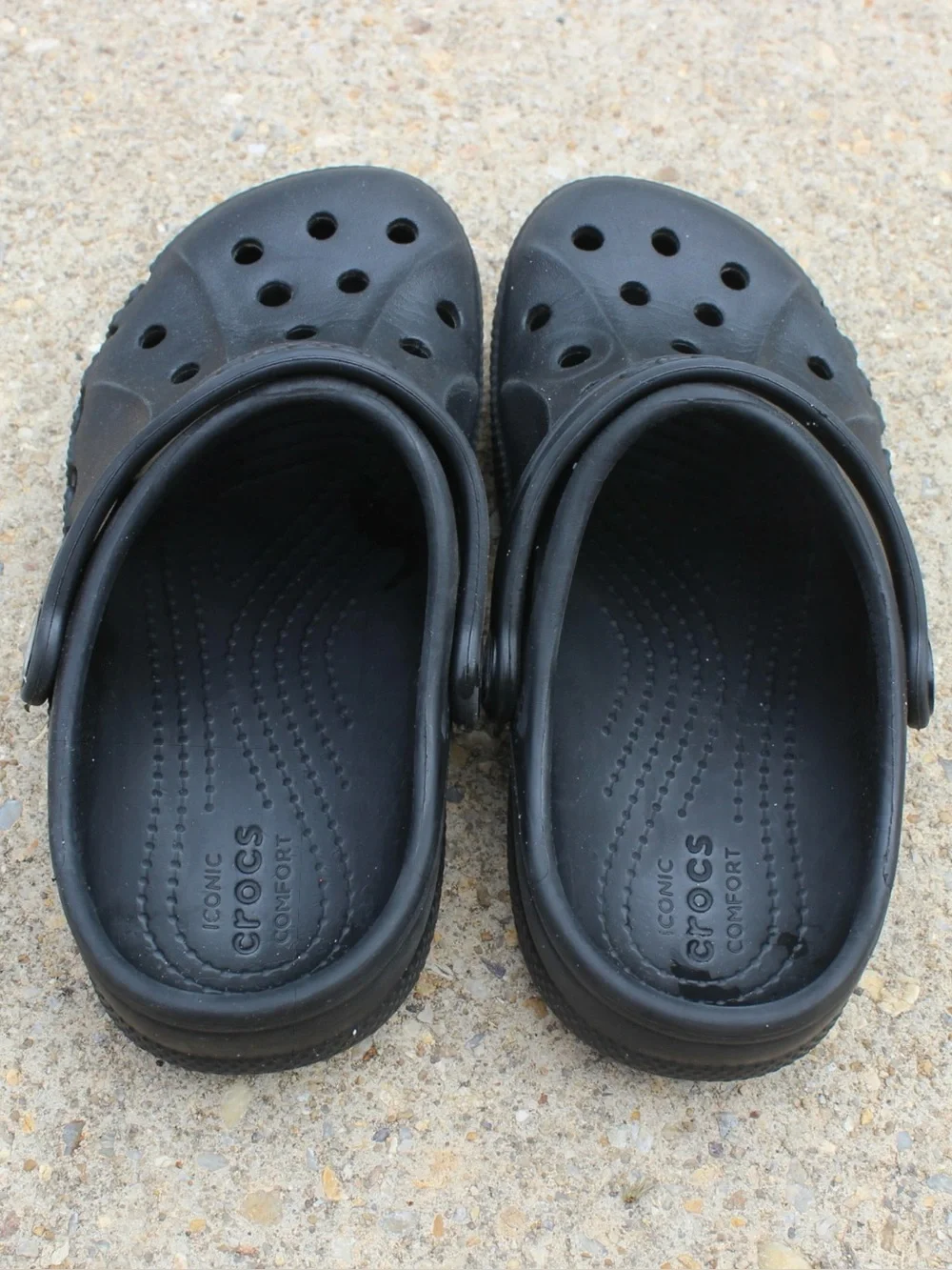 Crocs Kids' Black Baya Clogs Sz C 12